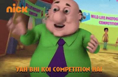 Cartoon Character Standing In Front Of Nick Sign GIF