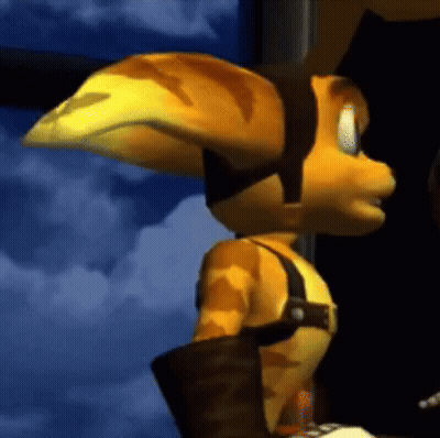 Cartoon Character Standing In Front Of Window GIF
