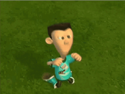 Cartoon Character Standing In Grass Smiling GIF