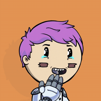 Cartoon Character Standing In Rain Holding Paper GIF