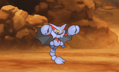 Cartoon Character Standing In Rocky Landscape GIF