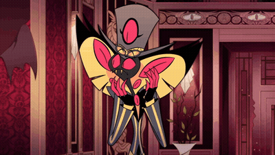 Cartoon Character Standing Near Vase GIF