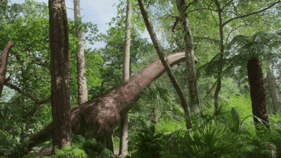 Cartoon Character Standing On Rock Holding Sword GIF