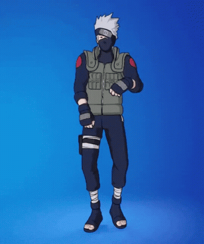 Cartoon Character Standing With Arms Up GIF