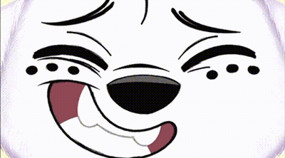 Cartoon Character Sticking Out Pink Tongue GIF