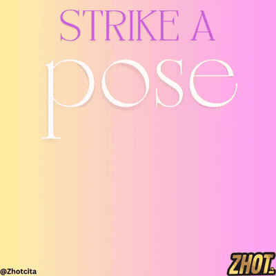 Cartoon Character Strike A Pose GIF