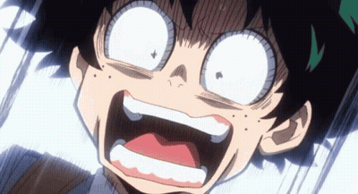 Cartoon Character Surprised Face GIF