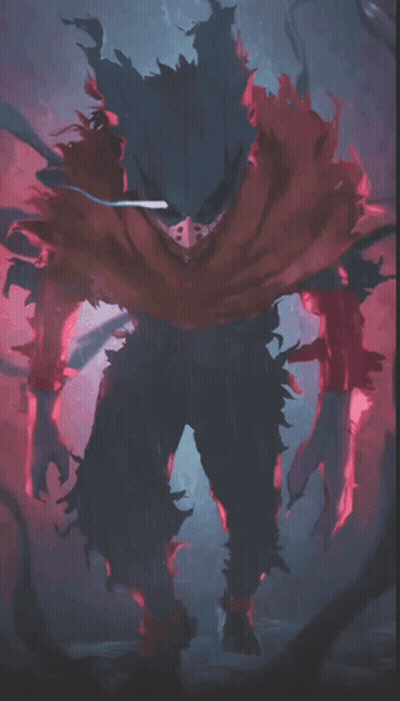 Cartoon Character Surrounded By Flames With Number 6 On Head GIF