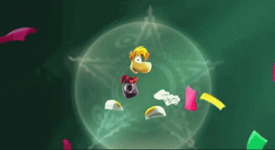 Cartoon Character Surrounded By Pieces Of Paper Green Background GIF