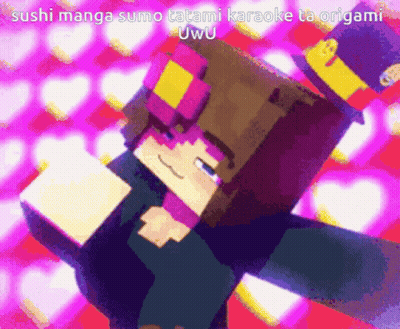 Cartoon Character Sushi Manga Sumo Tatami Karaoke Ta Origami GIF