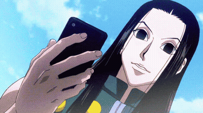Cartoon Character Taking Selfie With Phone GIF