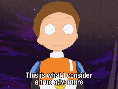 Cartoon Character This Is What I Consider A True Adventure GIF