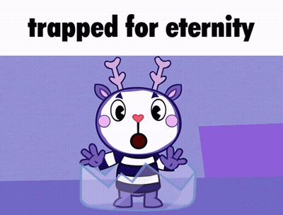 Cartoon Character Trapped In Prison Cell GIF