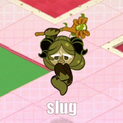 Cartoon Character Walking With Flower And Stick GIF