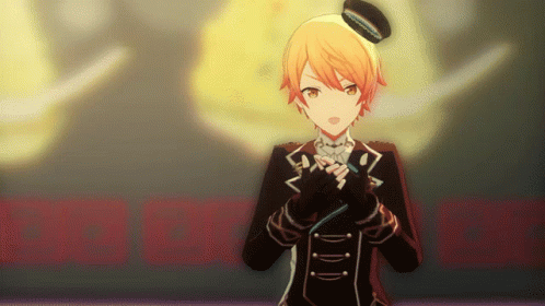 Cartoon Character Wearing Black Hat And Black Jacket GIF