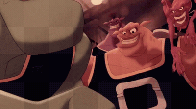 Cartoon Character Wearing Black Jersey With O GIF