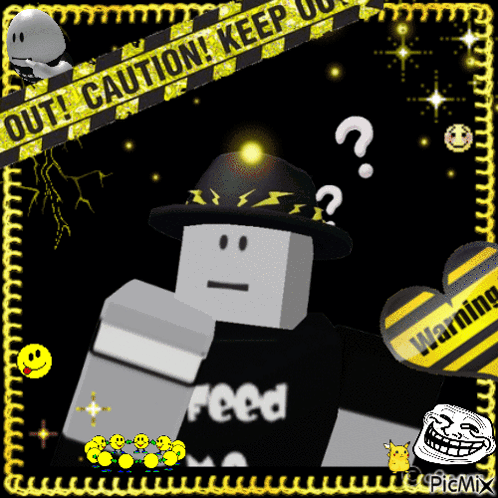 Cartoon Character Wearing Black Shirt That Says Feed GIF
