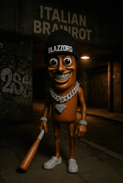 Cartoon Character Wearing Blazzard Beanie GIF