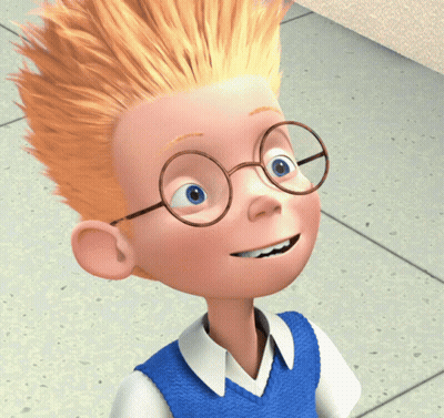 Cartoon Character Wearing Glasses GIF