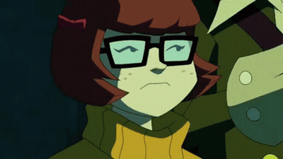 Cartoon Character Wearing Glasses Close Up GIF