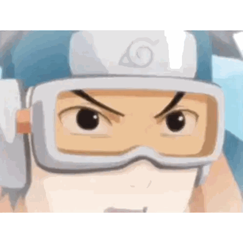 Cartoon Character Wearing Goggles And Hat Sticker
