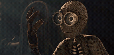 Cartoon Character Wearing Goggles And Mask GIF