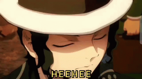 Cartoon Character Wearing Hat Saying Heehee GIF