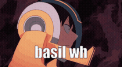 Cartoon Character Wearing Headphones Basil GIF