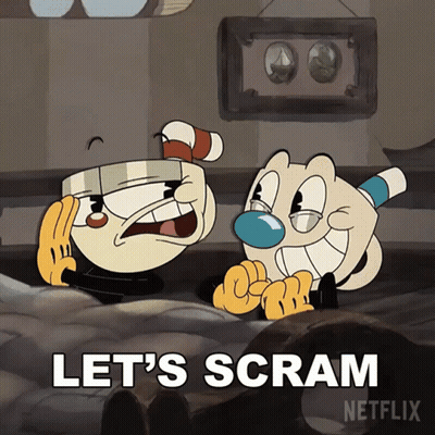 Cartoon Character Wearing Helmet And Sunglasses GIF