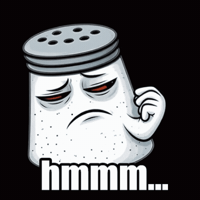 Cartoon Character Wearing Hmmmm Hat GIF