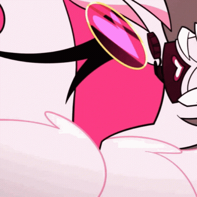 Cartoon Character Wearing Pink Glasses GIF