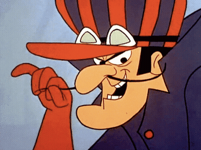 Cartoon Character Wearing Red And Purple Hat GIF