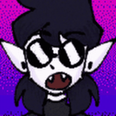 Cartoon Character Wearing Sunglasses And Black Hat GIF
