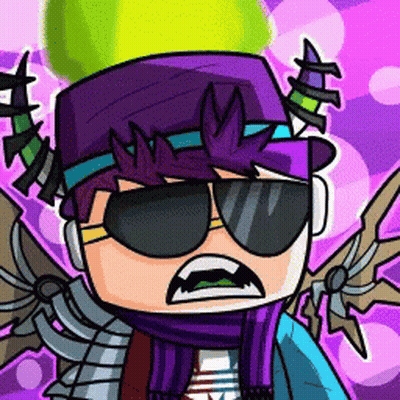 Cartoon Character Wearing Sunglasses And Hat GIF