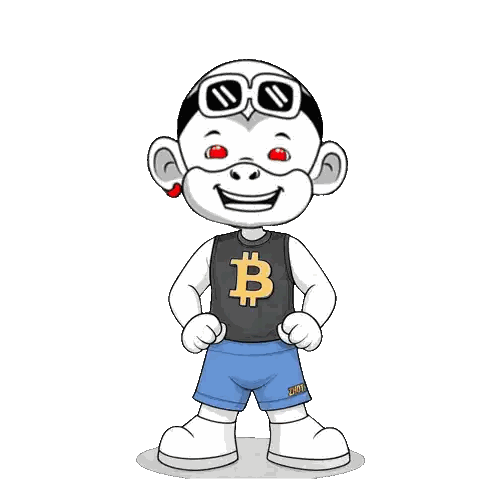Cartoon Character Wearing Sunglasses And Shorts With B Sticker