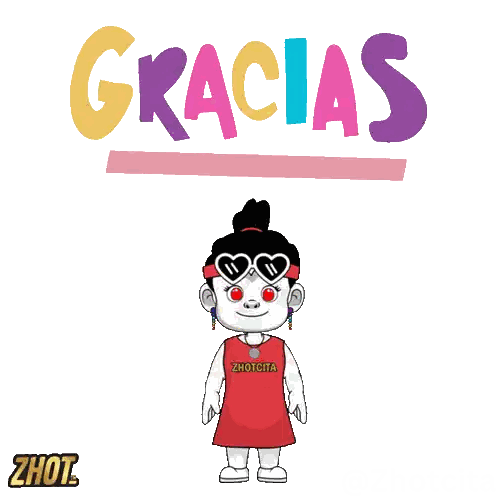 Cartoon Character Wearing Sunglasses And Zhoucita Shirt Sticker