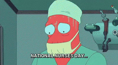 Cartoon Character Wearing Surgical Mask GIF