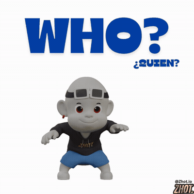 Cartoon Character Wearing Who Shirt GIF