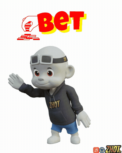 Cartoon Character Wearing Zhot Hoodie GIF