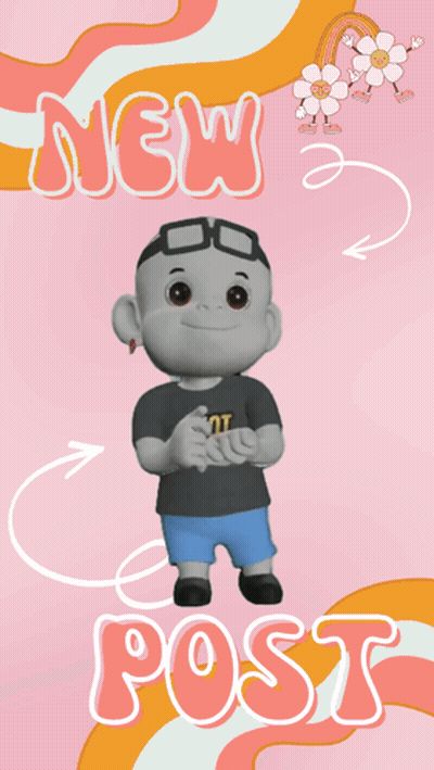 Cartoon Character Wearing Zhot Shirt GIF