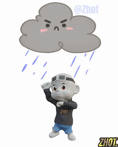 Cartoon Character Wearing Zhot Shirt GIF