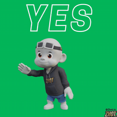 Cartoon Character Wearing Zhout Hoodie GIF