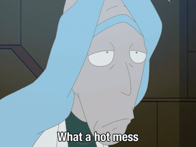Cartoon Character What A Hot Mess GIF