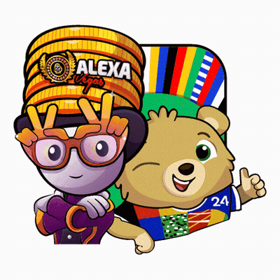 Cartoon Character With Alexa League Hat GIF