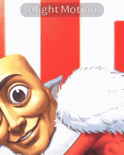 Cartoon Character With Alight Motion Text GIF