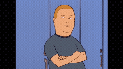 Cartoon Character With Arms Crossed And Tattoo GIF