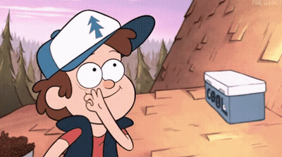 Cartoon Character With Arrow Hat Next To Cool Box GIF