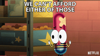Cartoon Character With Bandage GIF