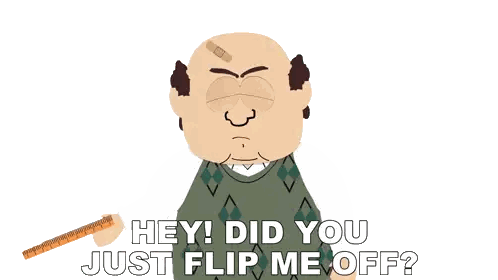 Cartoon Character With Bandage Saying Hey Sticker