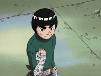 Cartoon Character With Bandages And Naruto Belt GIF